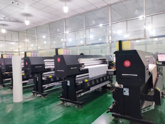 The Vietnamese customer purchased 6 new PO-TRY sublimation printers with 8 heads